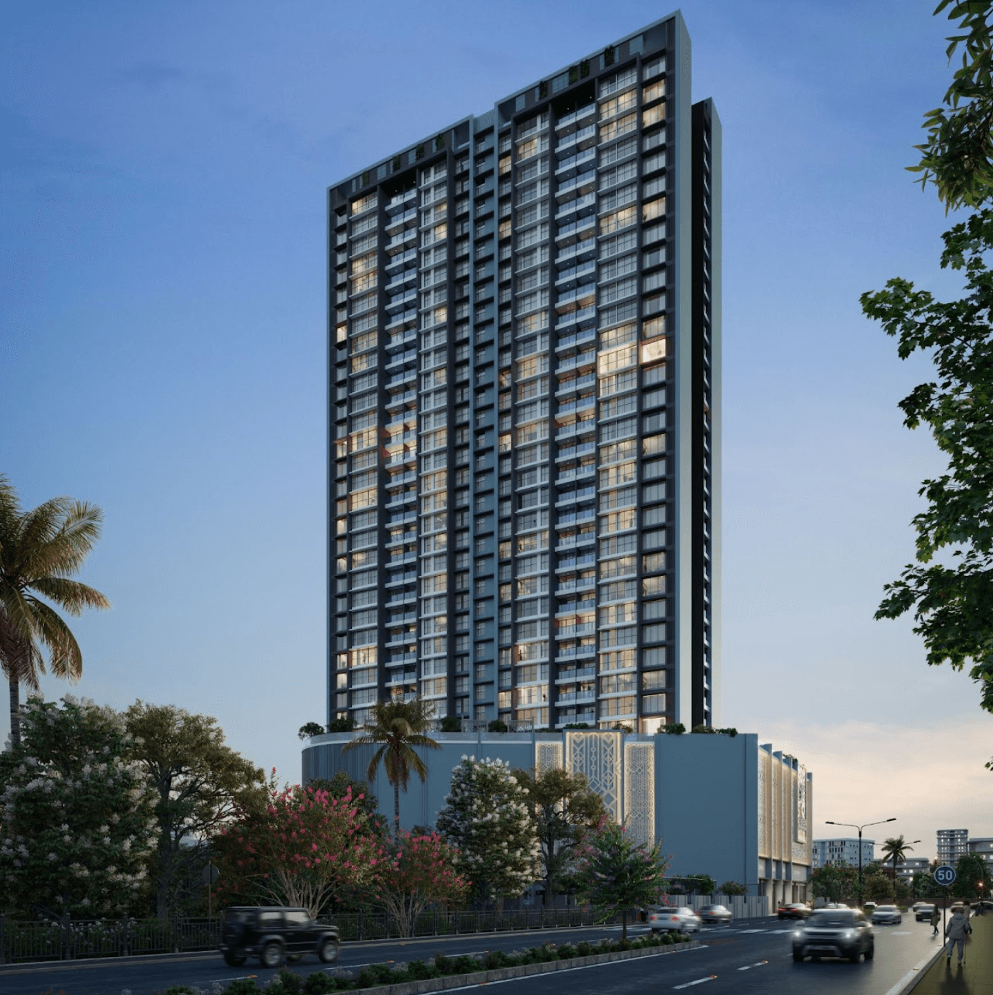 Artist’s impression of Codename Waterfalls in Upper Kharghar
